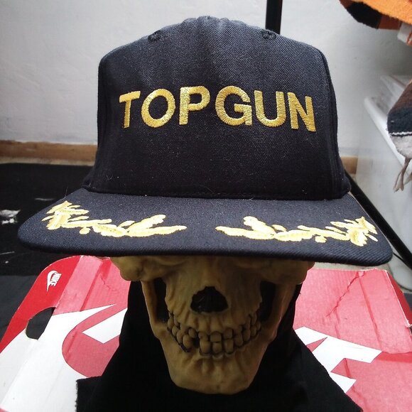 Vintage Bancroft Top Gun Scrambled Eggs Snap Back Hat Cap - Picture 1 of 8
